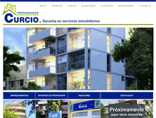 Tablet Screenshot of curciopropiedades.com